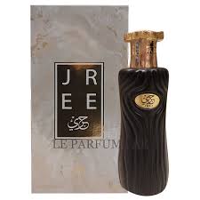 Ahmed Al Maghribi J'ree Eau de Parfum 100ml for women, elegant glass bottle with floral and fruity fragrance notes.