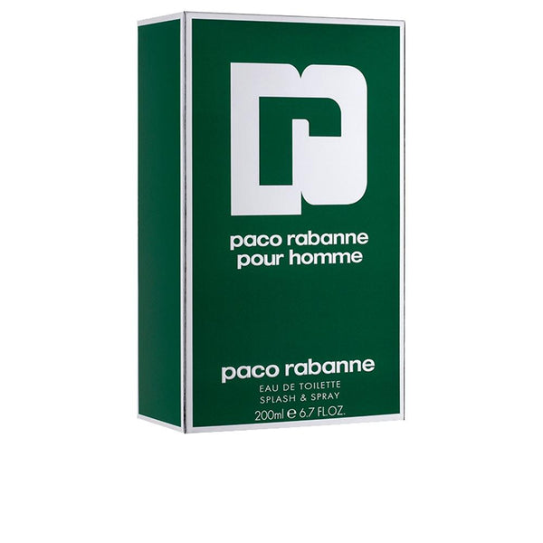 Paco Rabanne Pour Homme Eau De Toilette 100ml bottle for men, shown as a tester with sleek packaging and distinctive design.