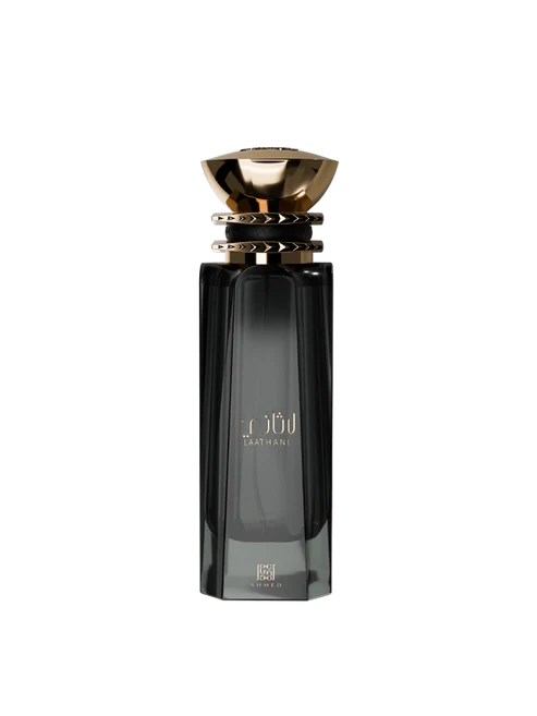 Ahmed Al Maghribi Laathaani Eau de Parfum 80ml bottle for men and women, featuring a sleek design and elegant packaging.