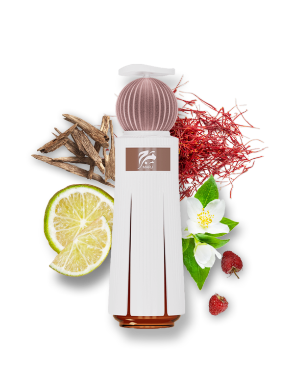 Ahmed Al Maghribi Marj Eau de Parfum 60ml bottle for men and women, featuring elegant packaging and floral fragrance.