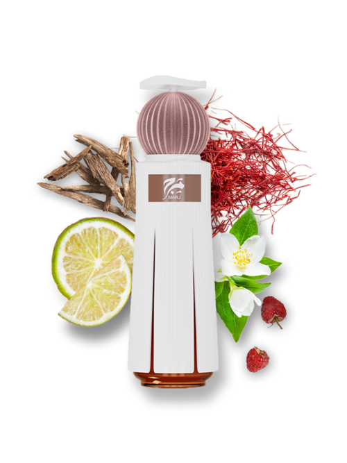 Ahmed Al Maghribi Marj Eau de Parfum 60ml bottle for men and women, featuring elegant packaging and floral fragrance.