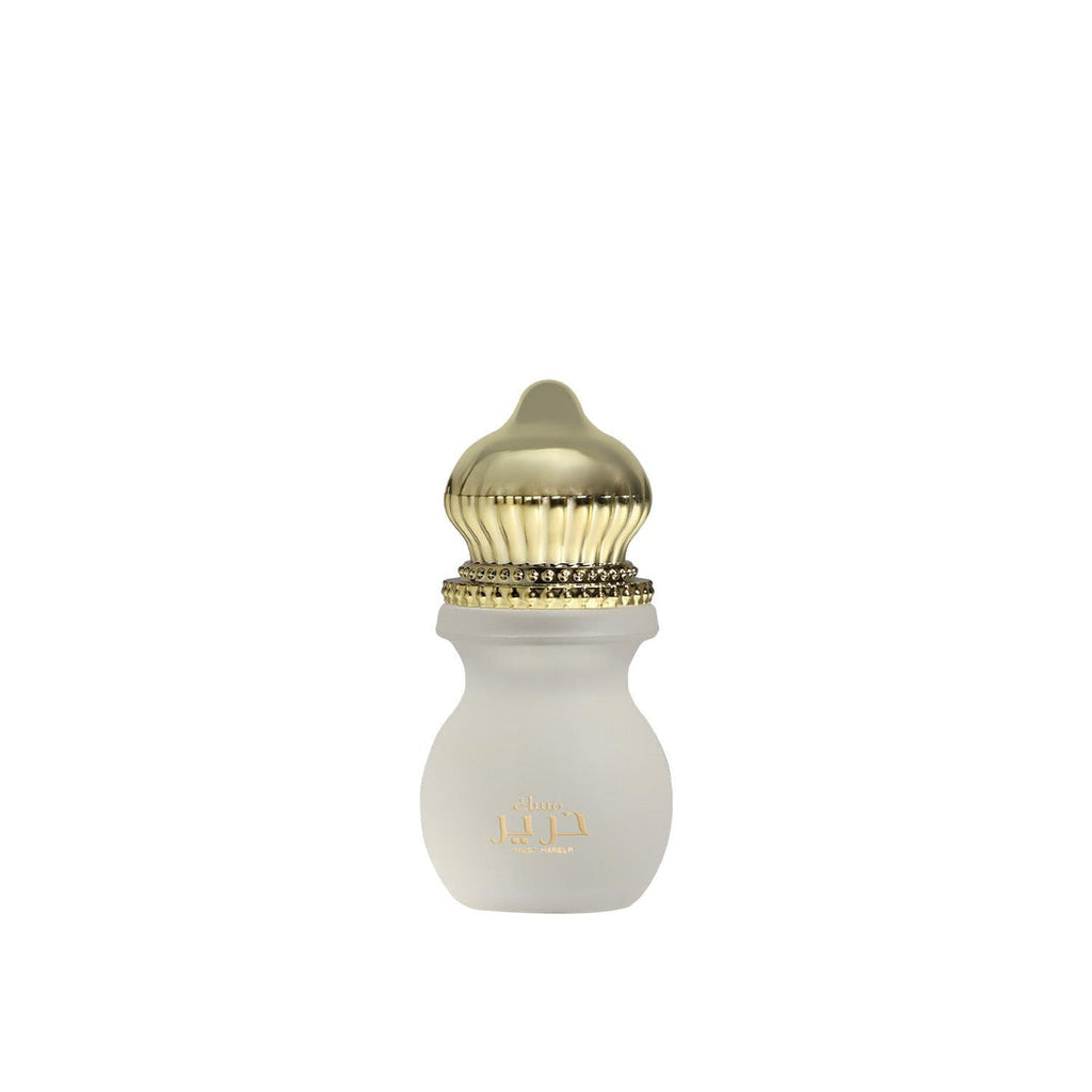 Ahmed Al Maghribi Musk Hareer concentrated perfume oil in a 12ml bottle, suitable for men and women with a rich, aromatic scent.