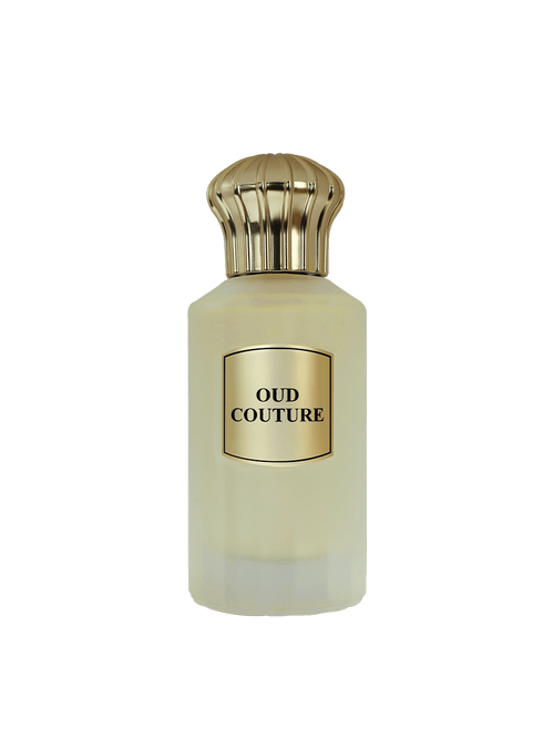 Ahmed Al Maghribi Oud Couture Eau de Parfum 100ml bottle with elegant packaging for men and women.