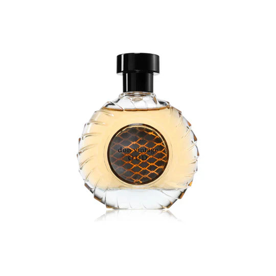 French Avenue Don Vintage Oud Eau de Parfum for Men, elegant bottle with vintage-inspired design showcasing rich oud fragrance.
