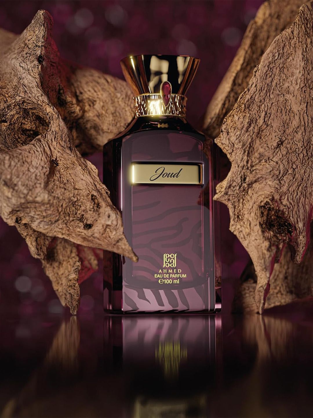 Ahmed Al Maghribi Joud Eau de Parfum 100ml for men and women, showing the elegant perfume bottle with a sleek design.
