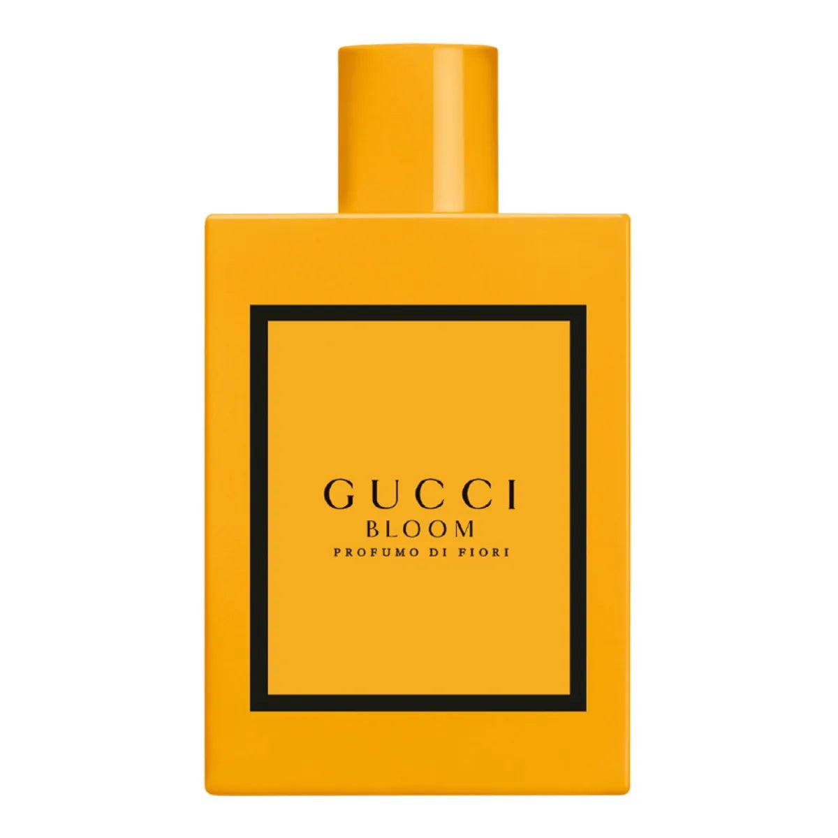 Gucci Bloom Profumo Di Fiori perfume tester bottle with elegant floral packaging and branding details.