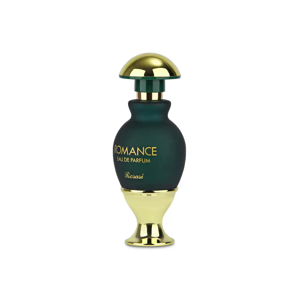 Rasasi Romance for Woman Eau De Parfum 45ml bottle, elegant perfume with floral and oriental notes, long-lasting luxury fragrance
