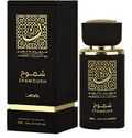 Lattafa Thameen Shamoukh Eau De Parfum 30ml for men and women, elegant fragrance bottle with gold accents.