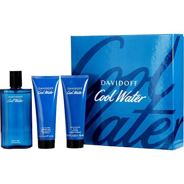 Cool Water Eau De Toilette Gift Set For Men