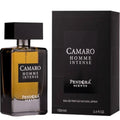 Paris Corner Camaro Homme Intense Eau De Parfum 100ml for men, bottle with sleek black cap and modern design, on a white background.