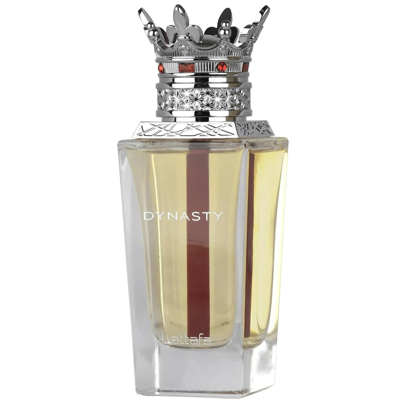 Lattafa Dynasty Eau De Parfum 100ml bottle, unisex perfume with elegant packaging, suitable for men and women.