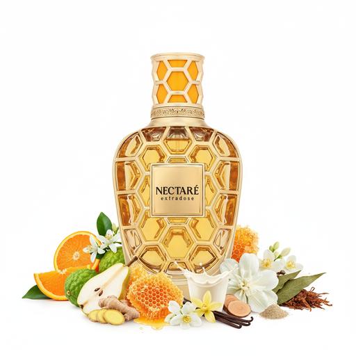 French Avenue Nectaré Extradose Eau de Parfum unisex 100ml bottle with elegant packaging and fragrance notes visible.