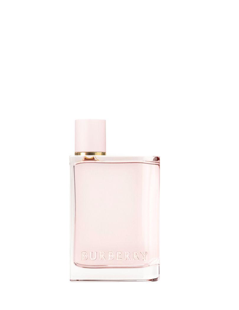 Miniature Burberry Her Eau De Parfum Intense 5ml for women, showcasing the perfume bottle and packaging in a close-up view.