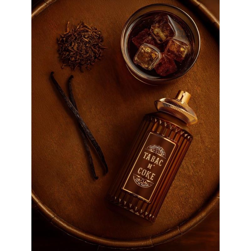 French Avenue Tabac M’ Coke unisex Eau de Parfum bottle, 100ml, with elegant packaging and branding details visible.