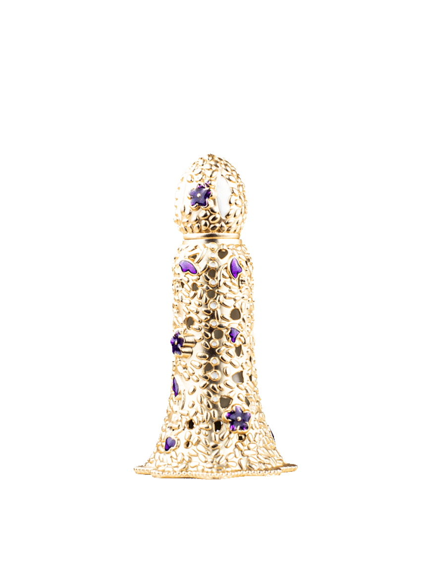 Ahmed Al Maghribi Zukhruf concentrated perfume oil in 12ml bottle, suitable for men and women, with elegant packaging.
